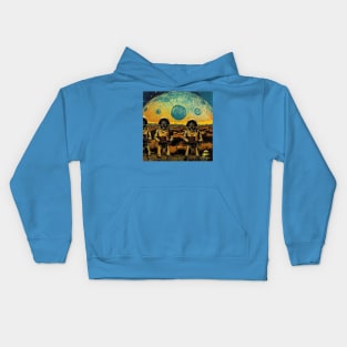 Starry Night in Mos Eisley Tatooine Kids Hoodie